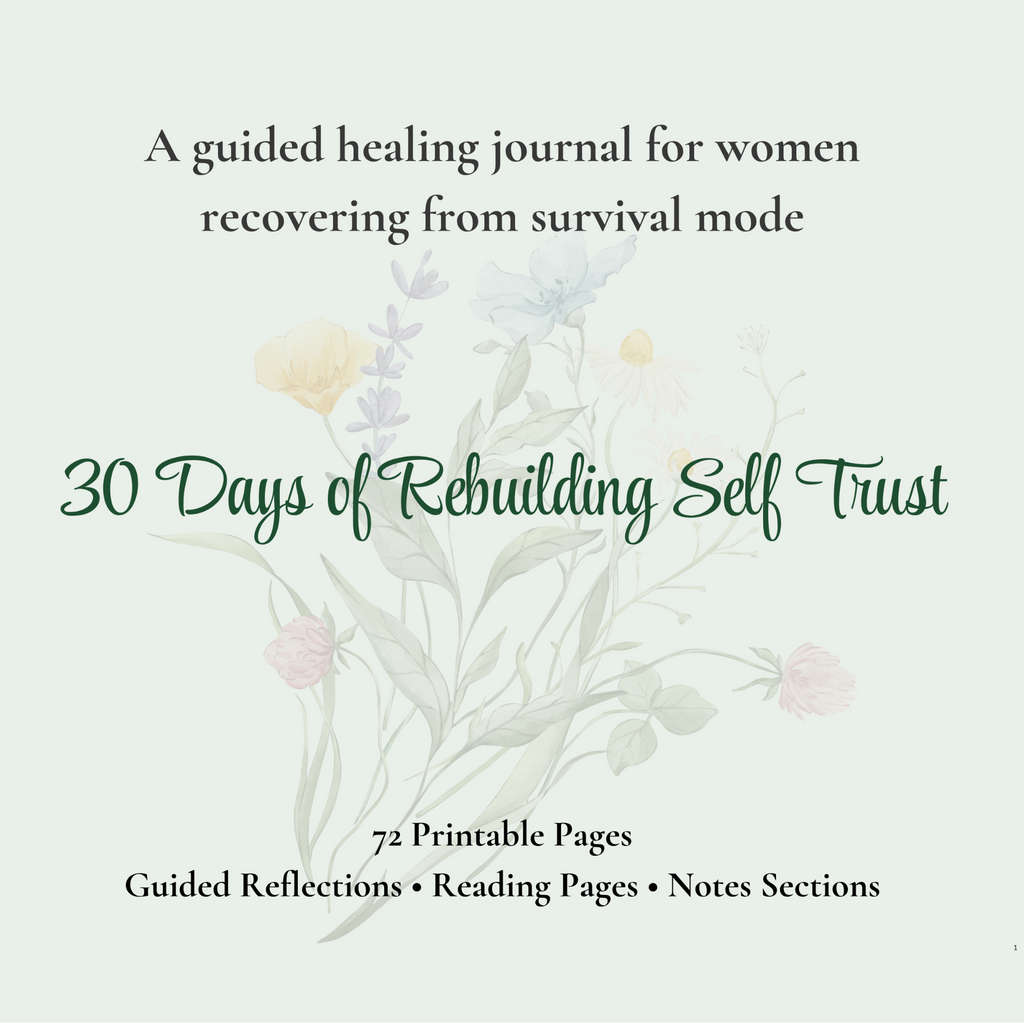 Unapologetically Enough | 30-Day Self-Trust Journal for Women