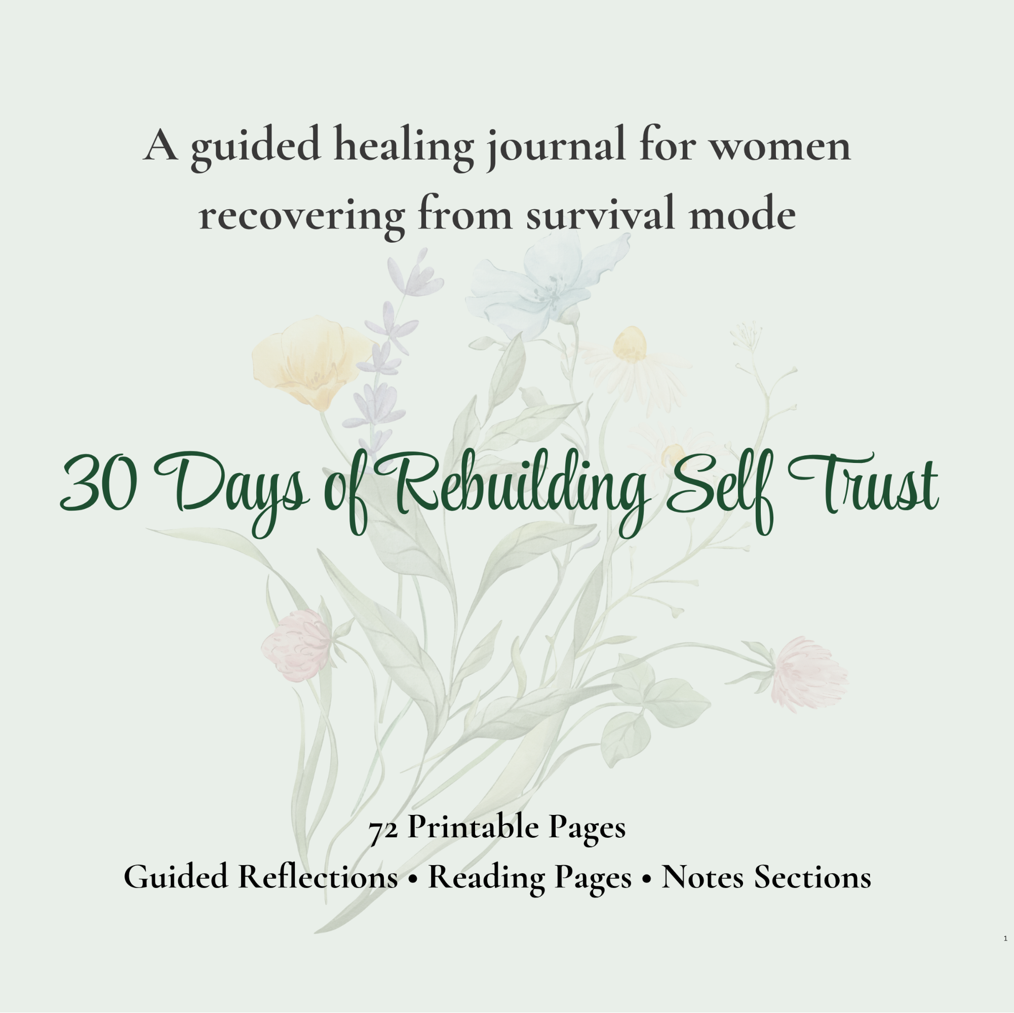 Unapologetically Enough | 30-Day Self-Trust Journal for Women