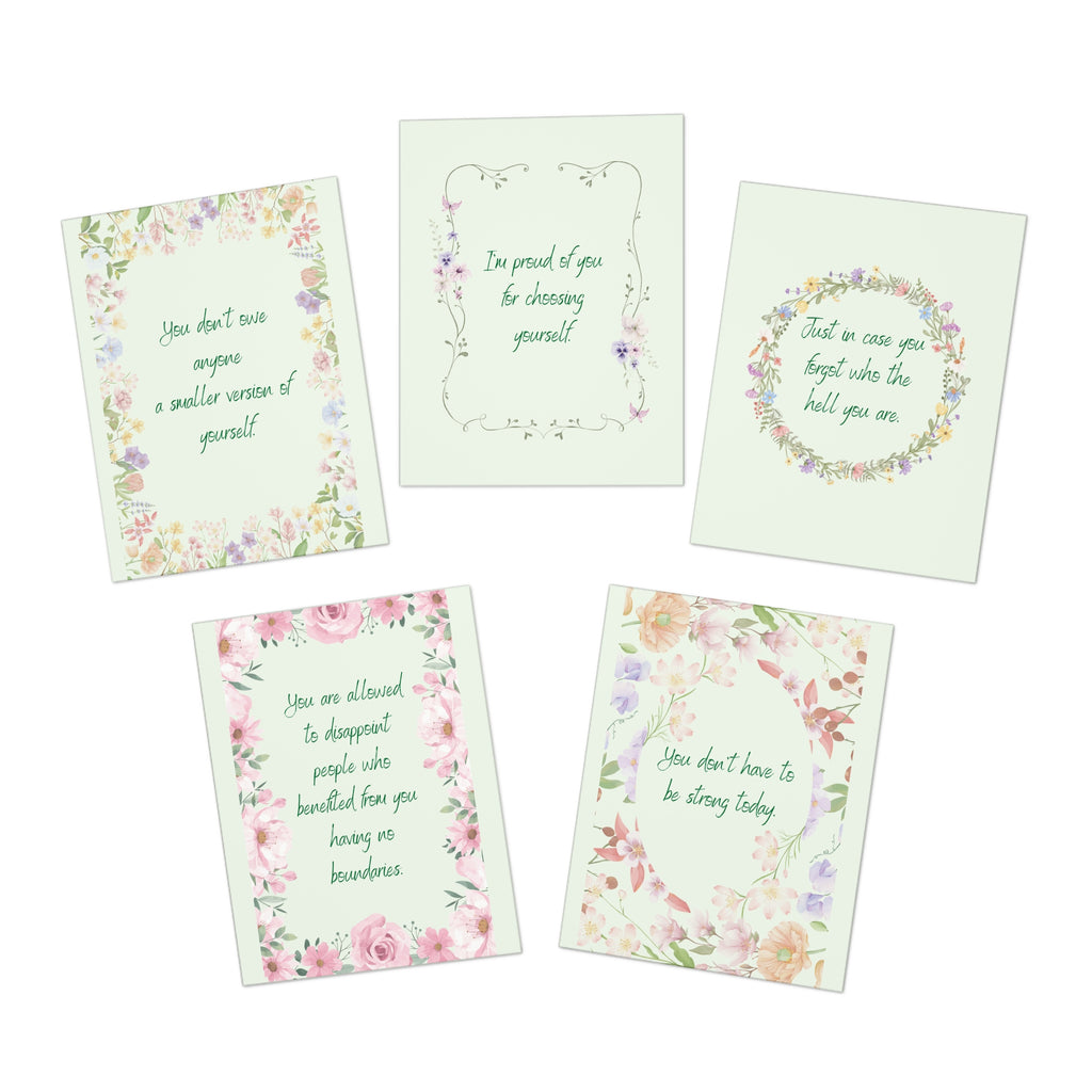 Unapologetically Enough Encouragement Card Set | 5 Cards for the Women You Love