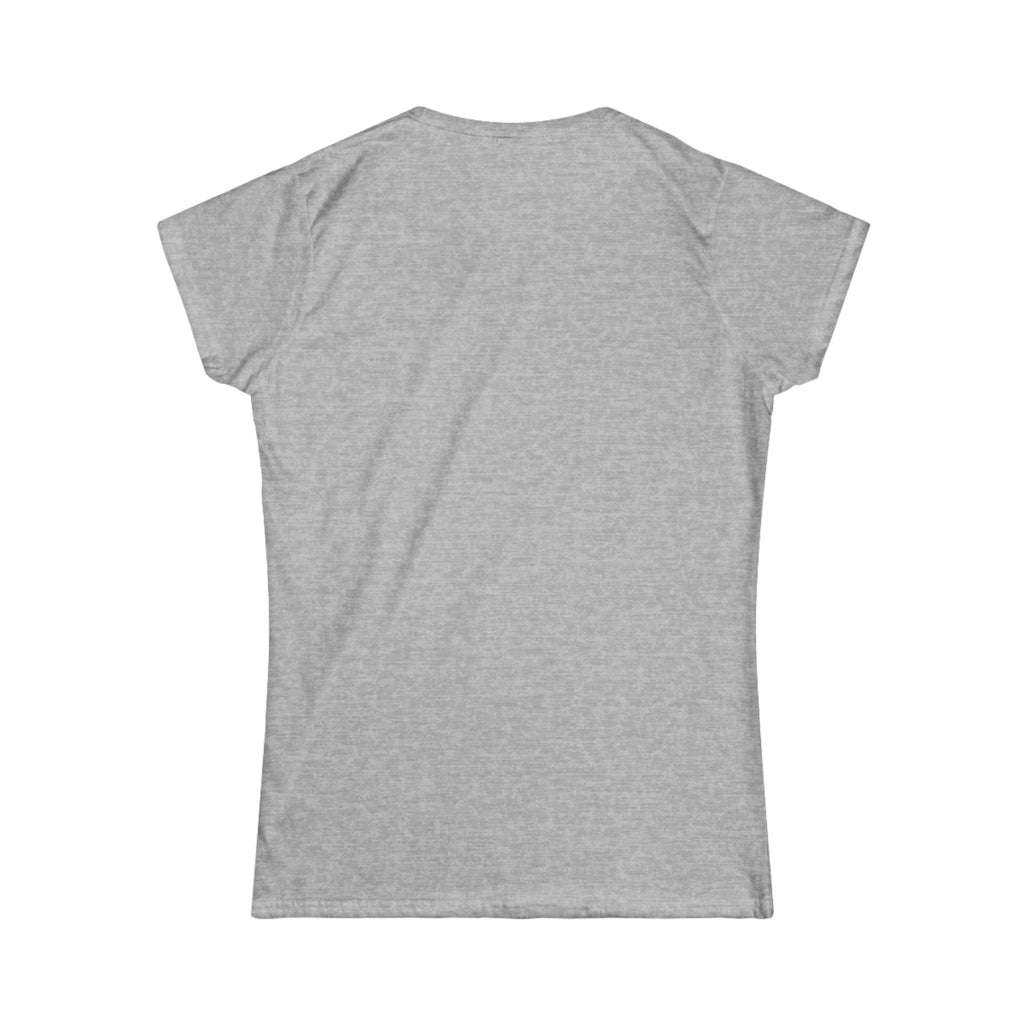 Soft Power Rose Fitted Women's Tee | Feminine Graphic T-Shirt