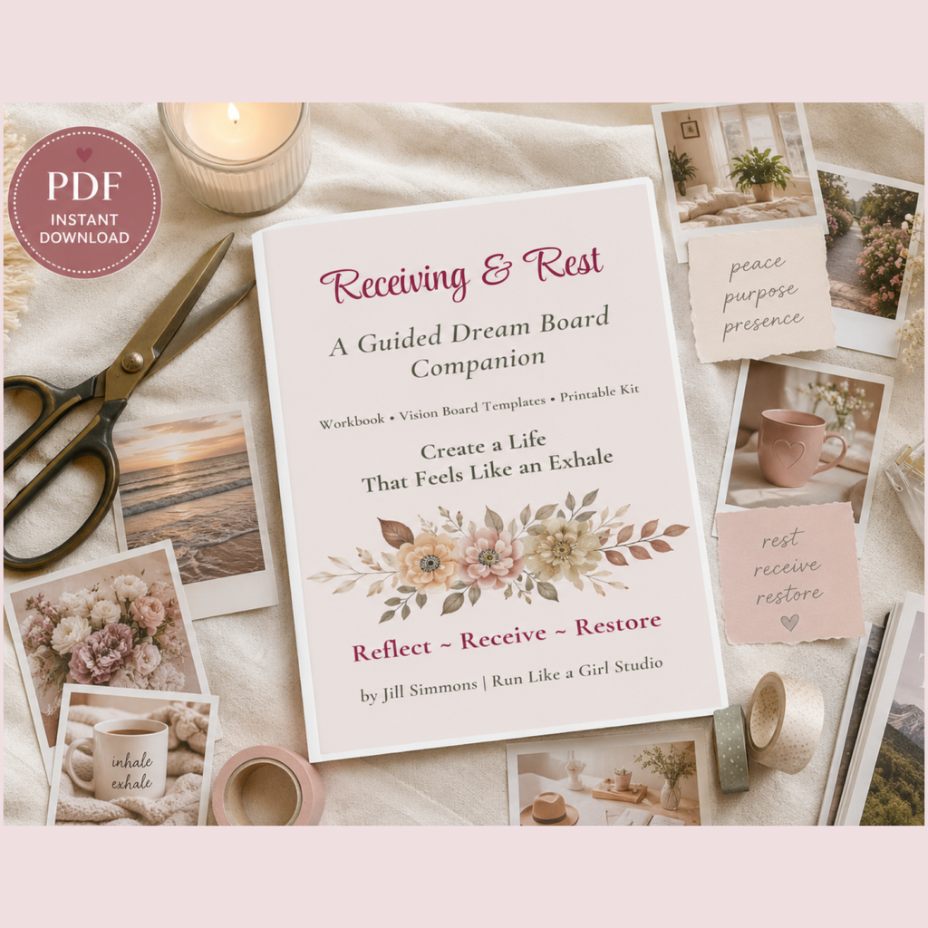 Receiving & Rest Dream Board Companion ~ A Guided Dream Board Workbook to Help You Create a Life That Feels Like an Exhale