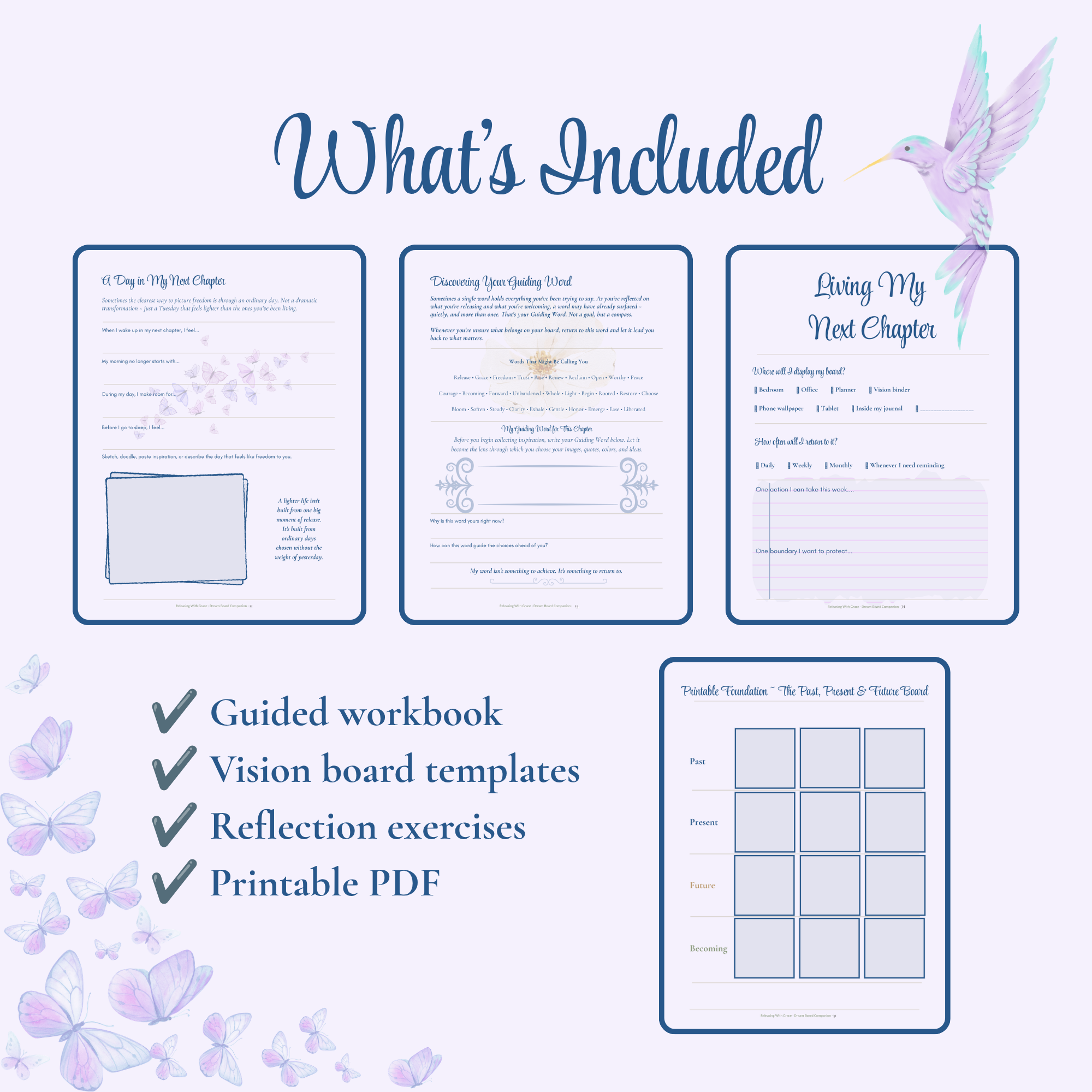 Releasing With Grace | A Guided Dream Board Companion (Printable PDF)