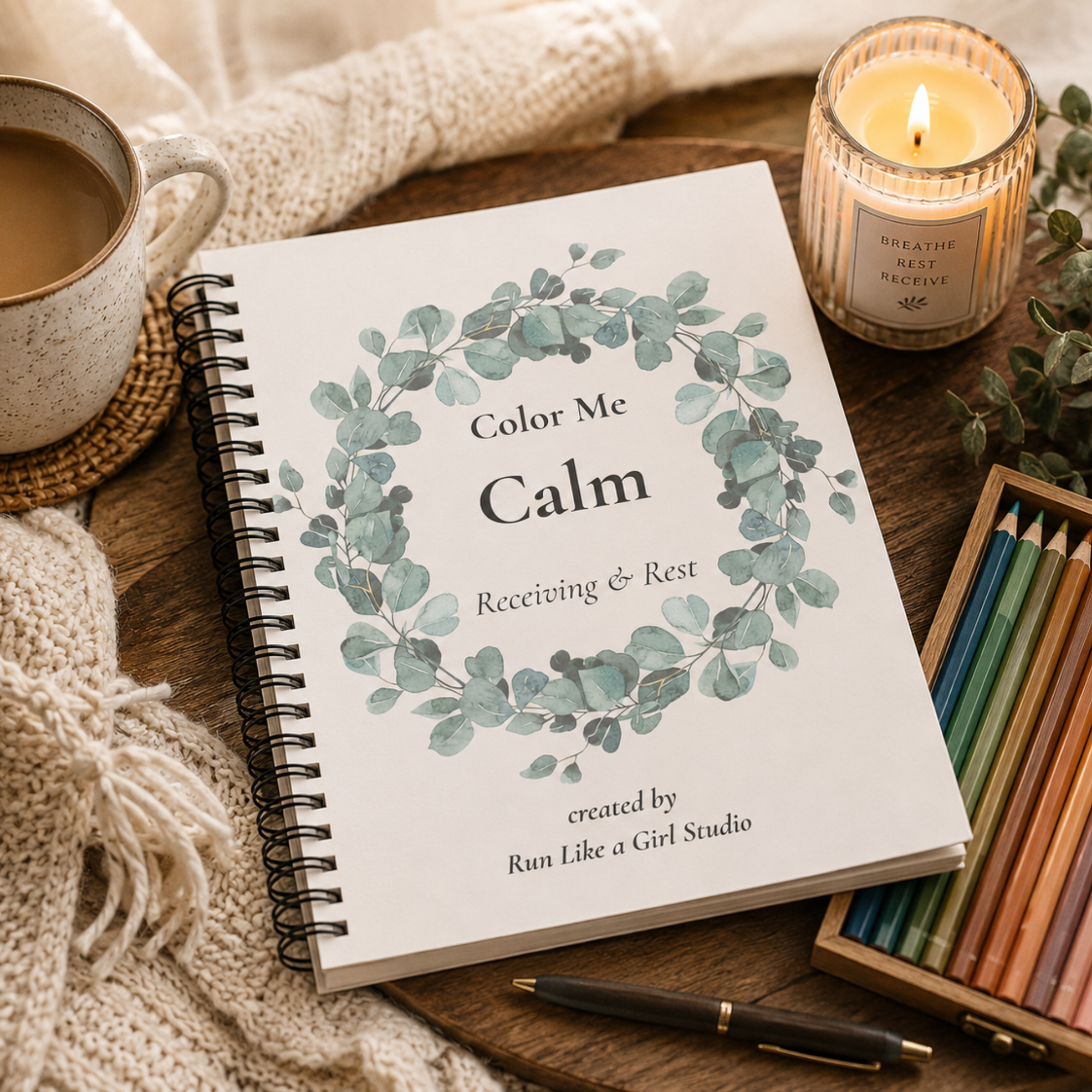 Color Me Calm: Receiving & Rest ~ A Botanical Coloring & Reflection Experience
