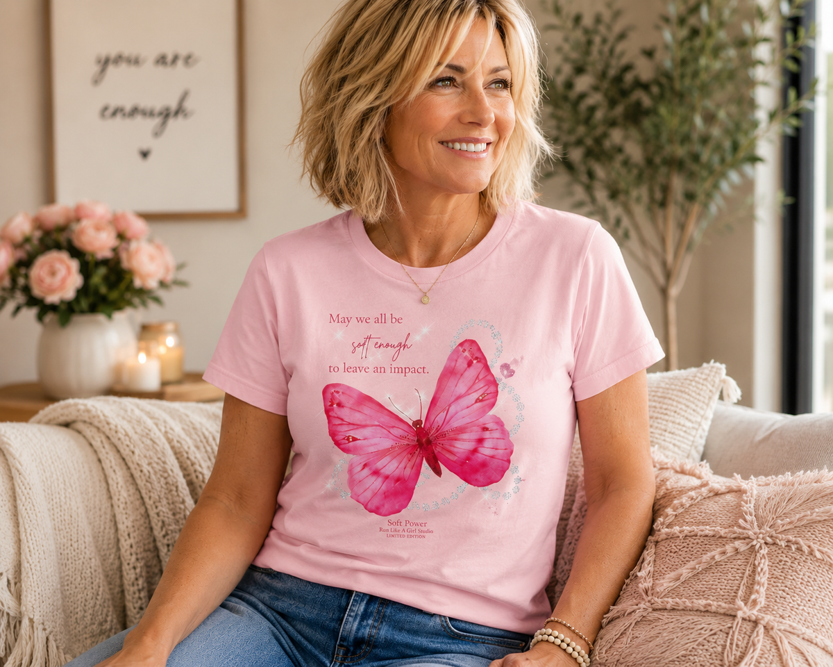 May We All Be Soft Enough to Leave an Impact | Soft Power Limited Edition Butterfly Tee