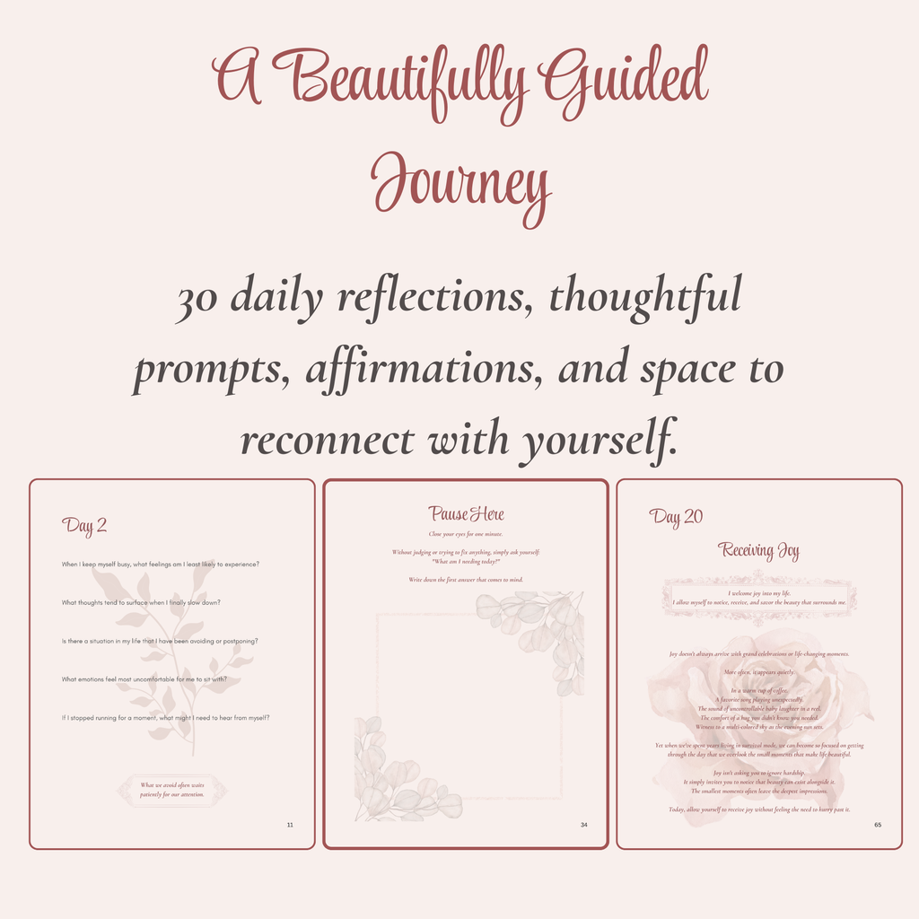 Receiving & Rest: A 30-Day Guided Journal for Nervous System Healing, Softness & Self-Trust