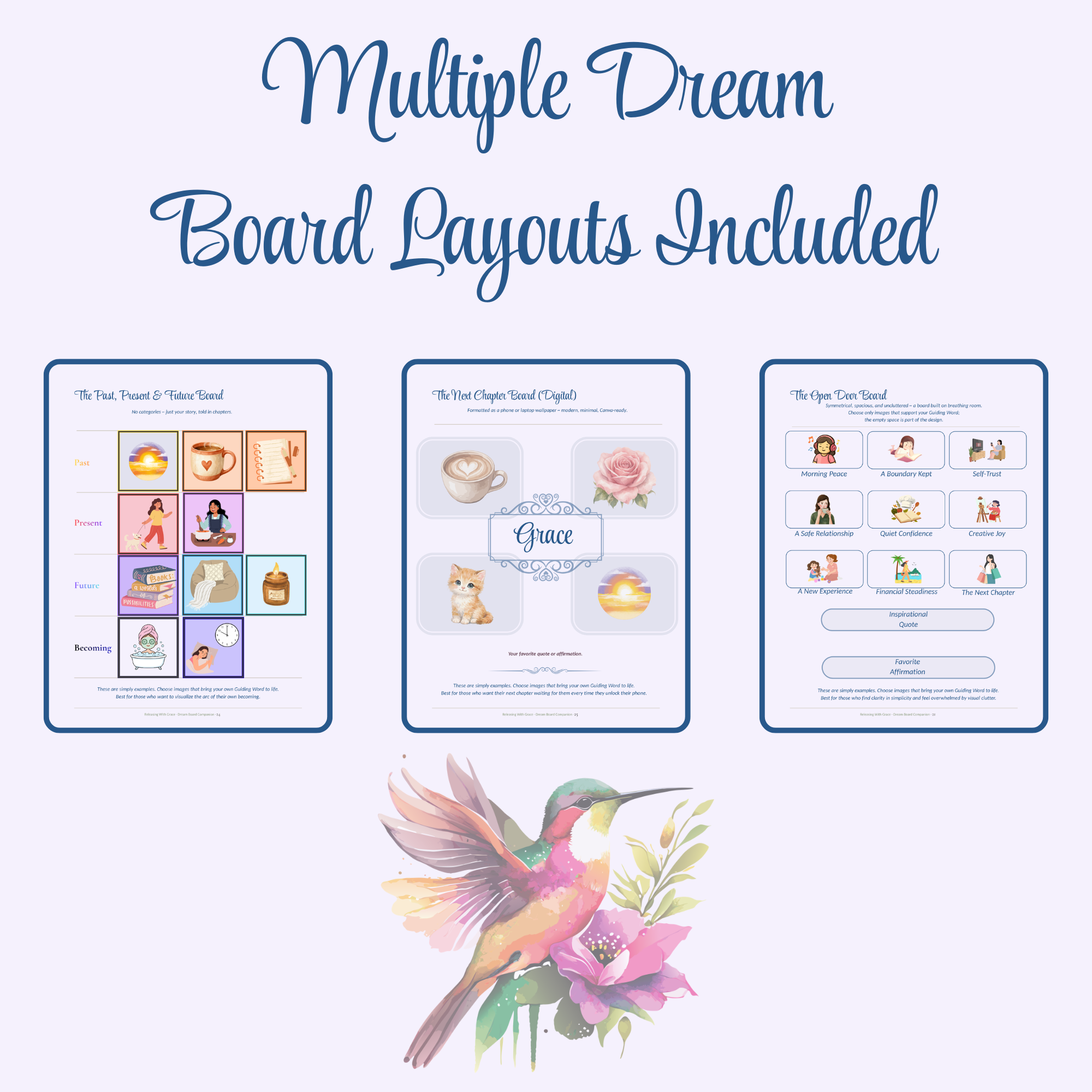 Releasing With Grace | A Guided Dream Board Companion (Printable PDF)