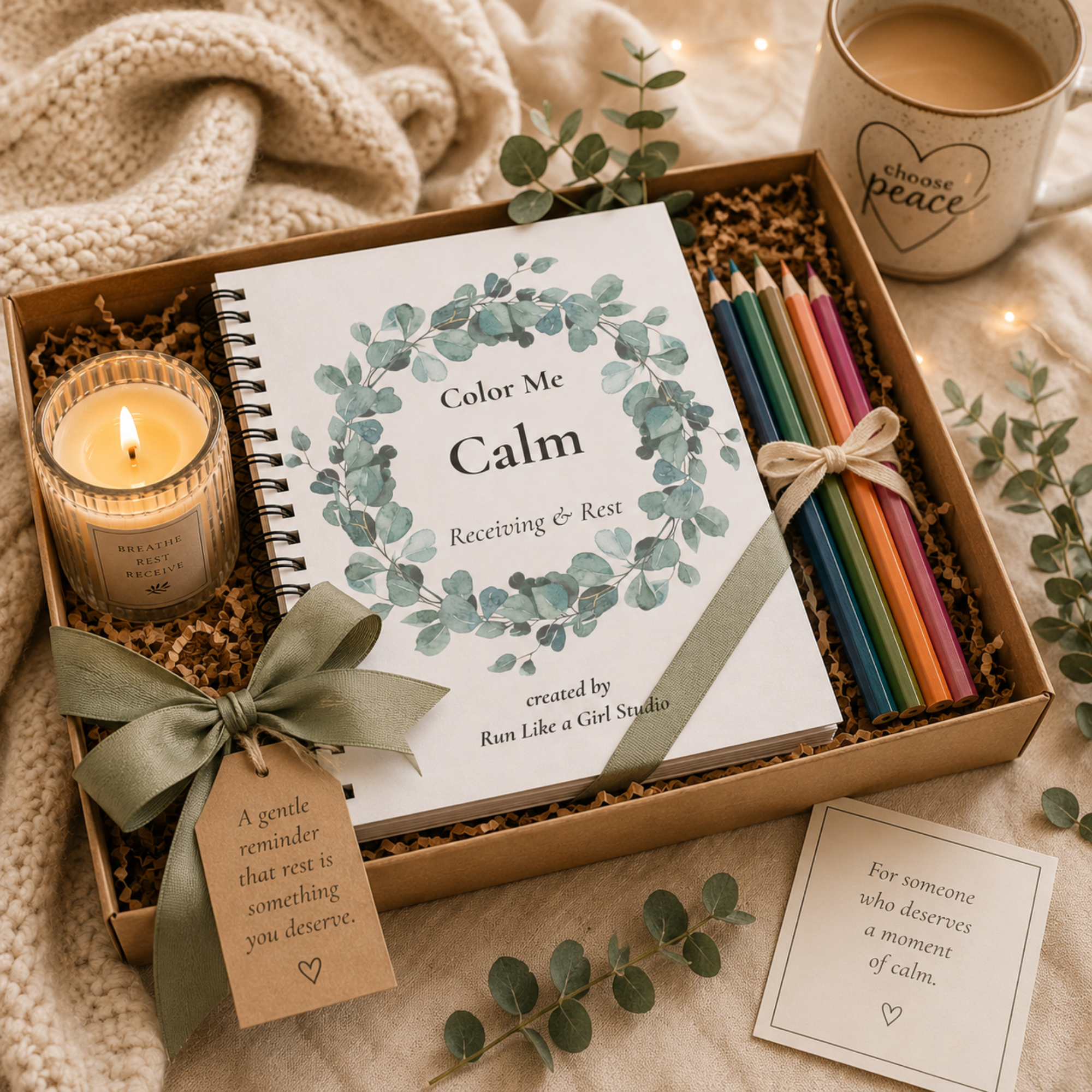Color Me Calm: Receiving & Rest ~ A Botanical Coloring & Reflection Experience