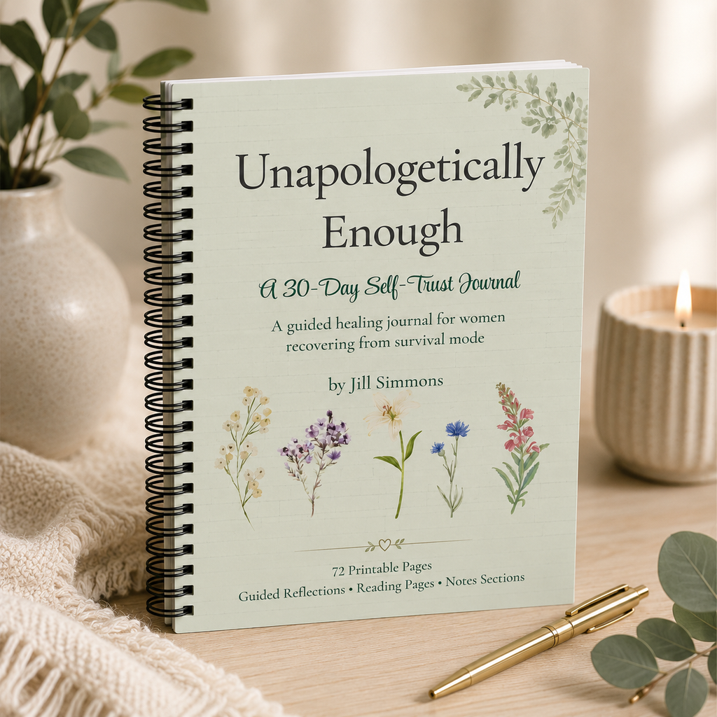 Unapologetically Enough | 30-Day Self-Trust Journal for Women