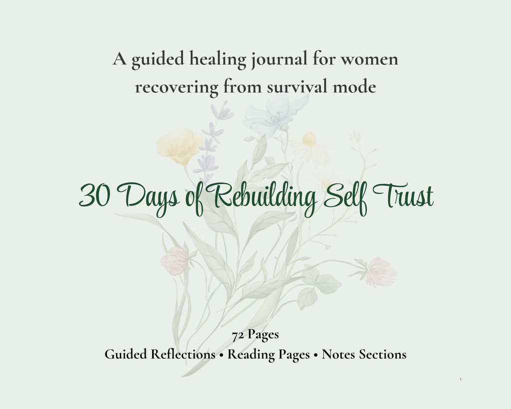 Unapologetically Enough | 30-Day Self-Trust Journal for Women