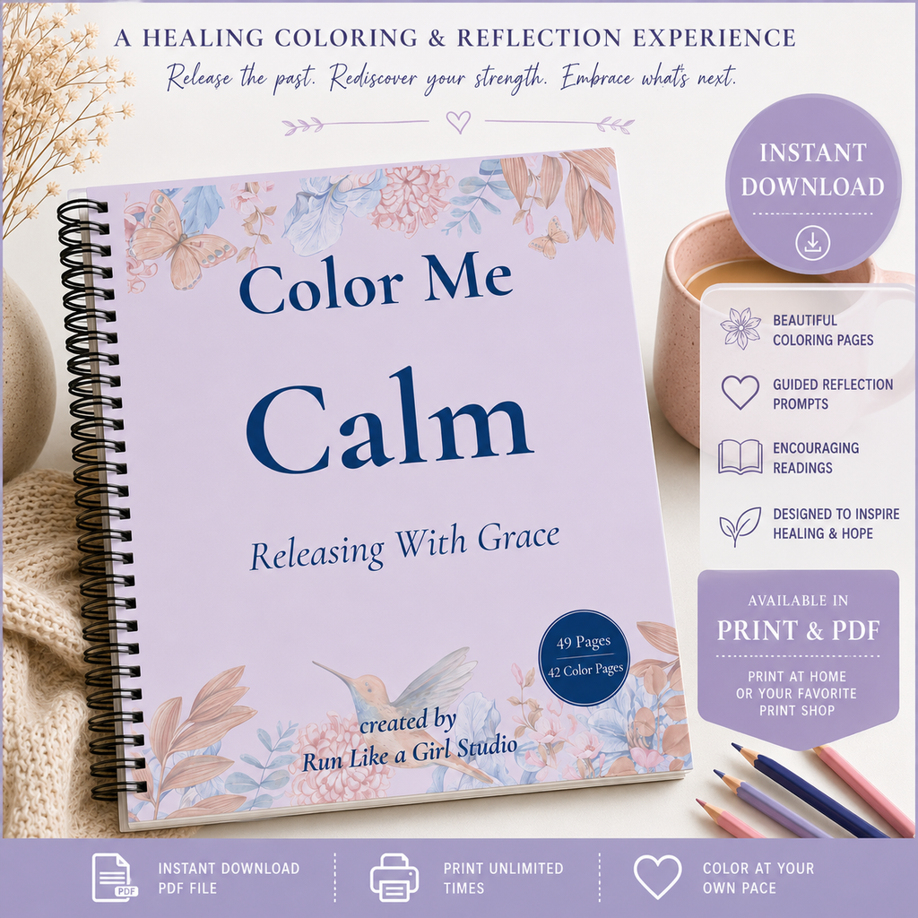 Color Me Calm: Releasing With Grace | Healing Coloring Book