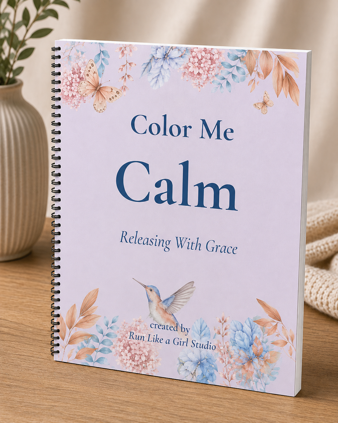 Color Me Calm: Releasing With Grace | Healing Coloring Book
