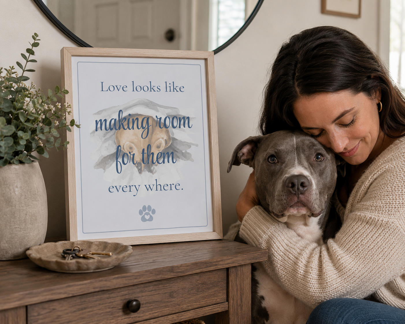Loved In Their Language | Dog Lover Affirmation Cards (Digital Download)