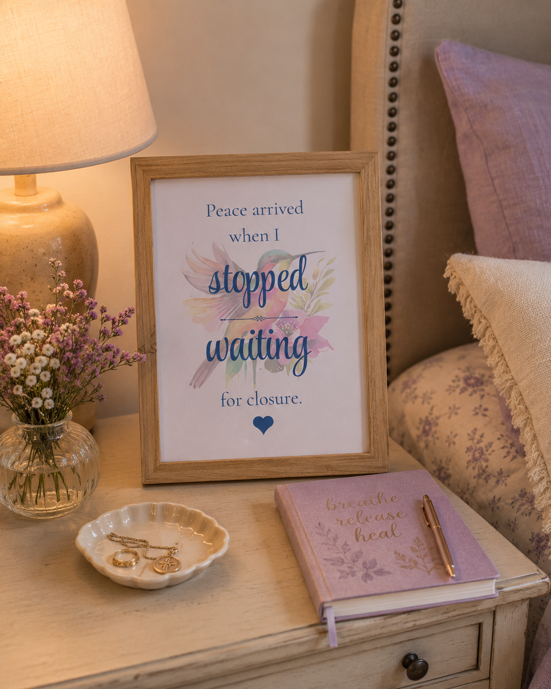 Releasing With Grace | Affirmation Cards for Letting Go